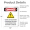 Signmission Turn Off Battery Charger, 10 in W x Rectangle, Vinyl Decal OS-2PACK-DS-D-1014-V-1593 - alternate 2